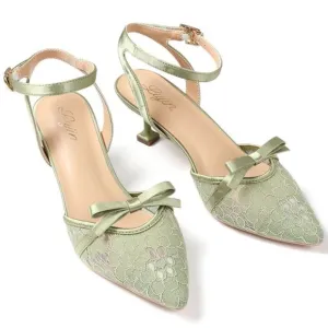 Meadowview Retro Lace Heels