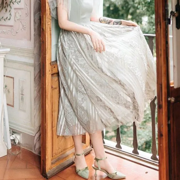 Meadowview Retro Lace Heels