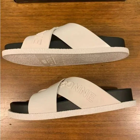 Melissa   A La Garconne Energy Sandals Slides Black White 7