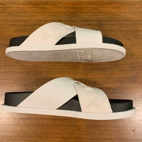 Melissa   A La Garconne Energy Sandals Slides Black White 7