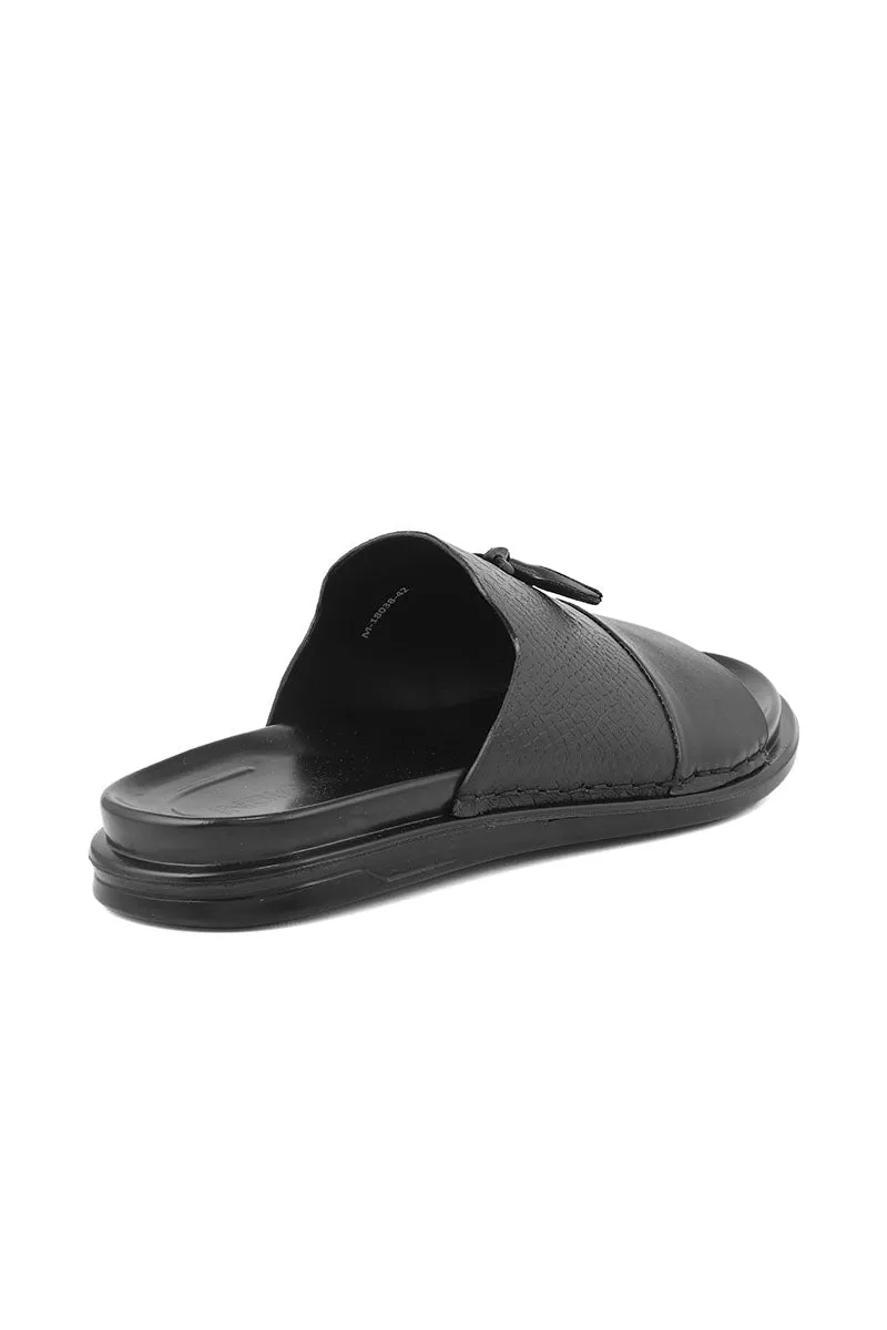 Men Casual Slipper M18038-Black