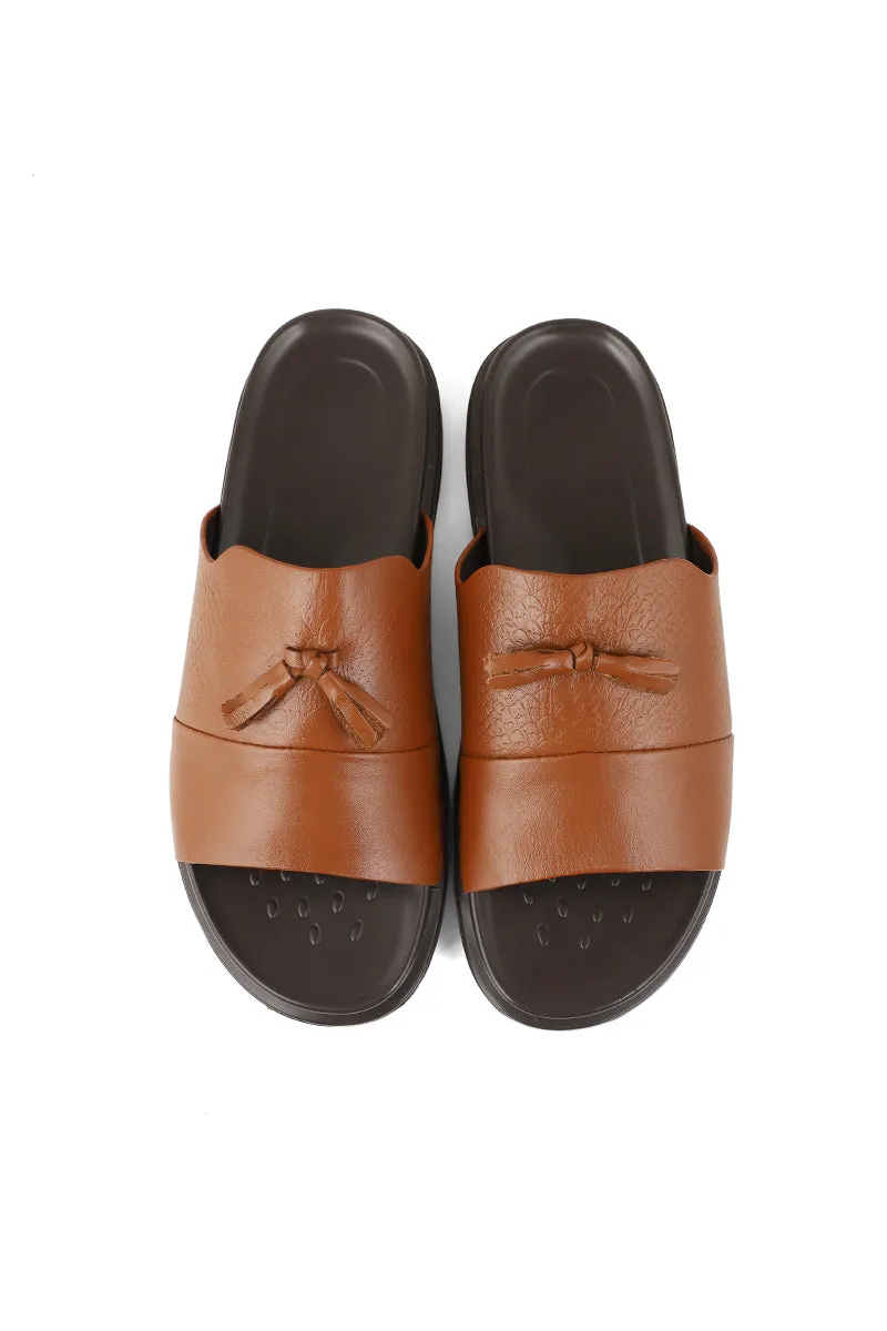 Men Casual Slipper M18038-Mustard