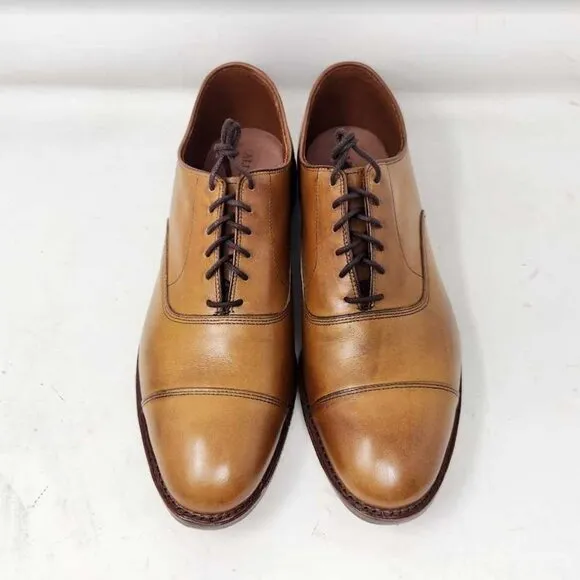 Men's 11 3E (X-Wide) Allen Edmonds Park Avenue oxfords in Walnut Brown 5956