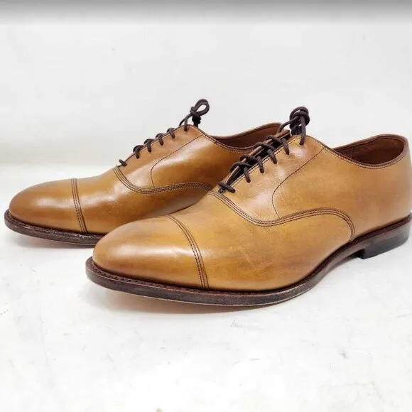 Men's 11 3E (X-Wide) Allen Edmonds Park Avenue oxfords in Walnut Brown 5956