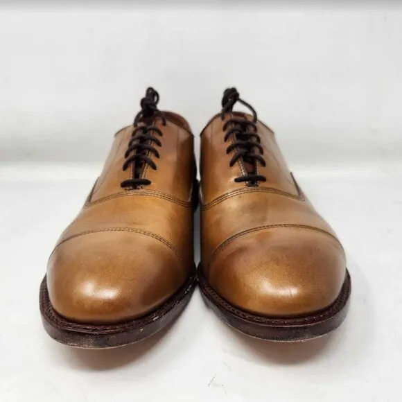 Men's 11 3E (X-Wide) Allen Edmonds Park Avenue oxfords in Walnut Brown 5956