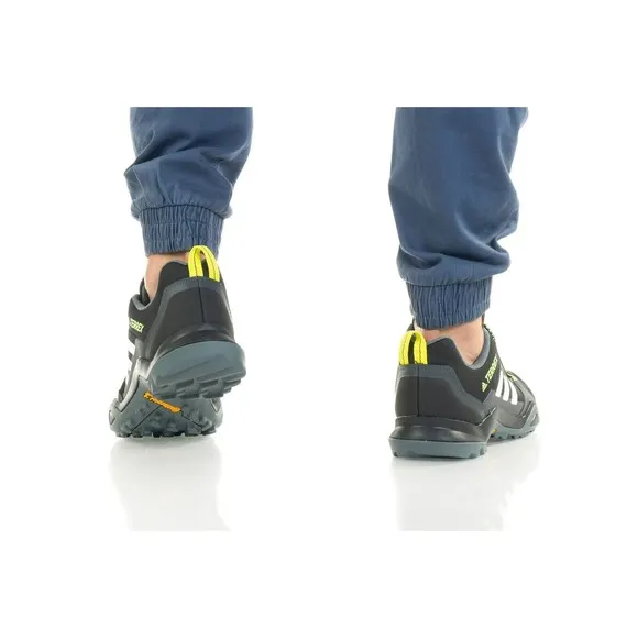 MEN'S adidas Terrex AX3 Hiking Shoes Black Acid Yellow FX4575
