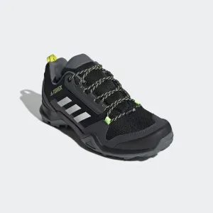 MEN'S adidas Terrex AX3 Hiking Shoes Black Acid Yellow FX4575