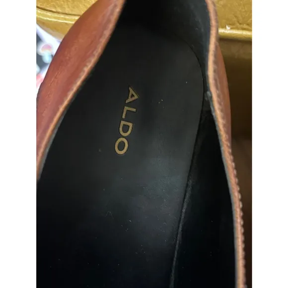Men's Aldo Dress Shoes, Brown, Size US 13