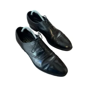 Men’s Barrie LTD Made In England Size 11.5 Black Leather Wingtips Oxfords/Derbys