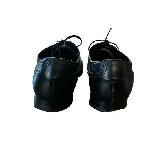 Men’s Barrie LTD Made In England Size 11.5 Black Leather Wingtips Oxfords/Derbys
