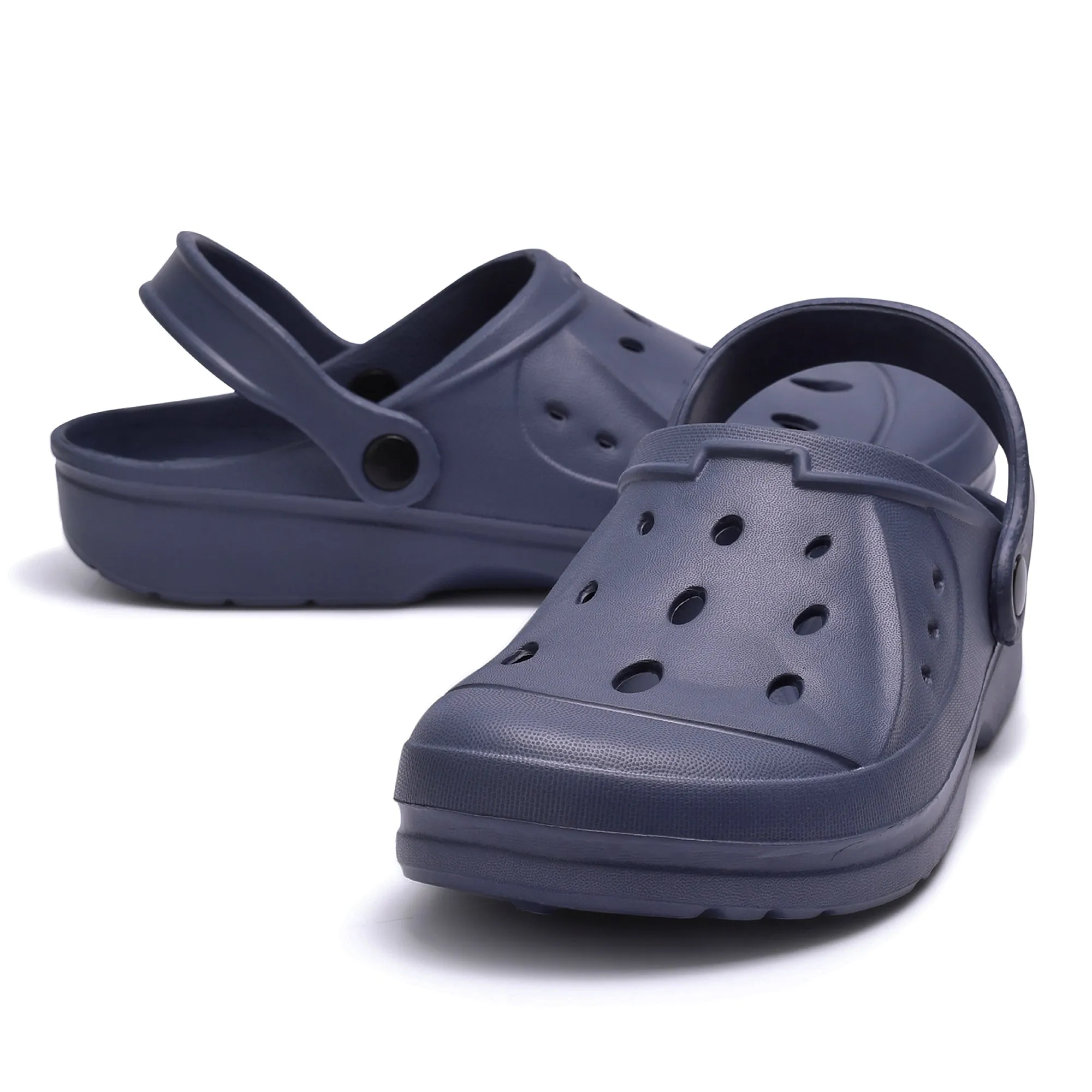 Mens Navy Clogs