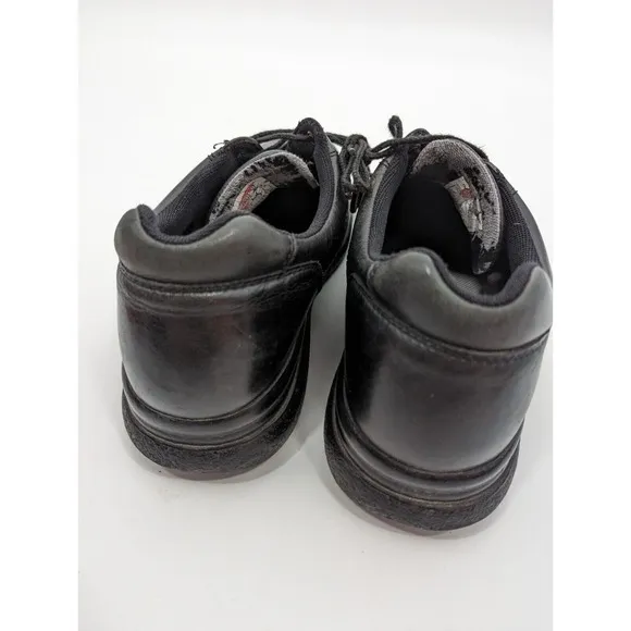 Men’s Red Wing Safety Work Shoes Black Steel Toe 6618 ASTM Sz 11 Leather Oxfords