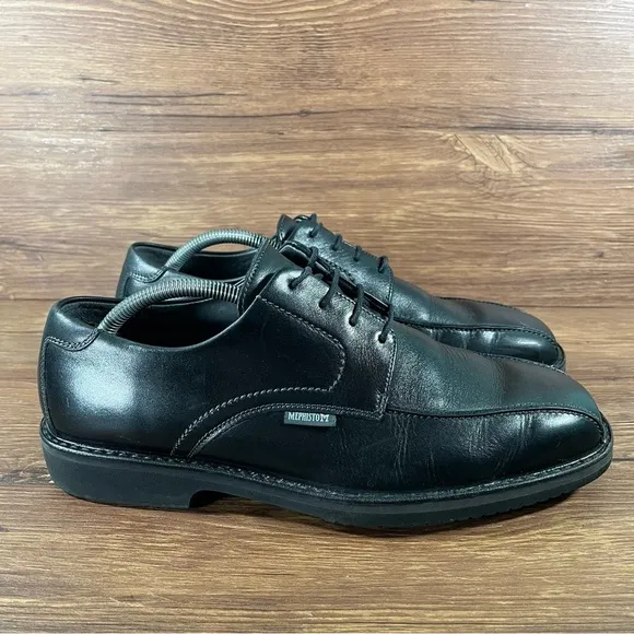 MEPHISTO Black Leather Oxfords Dress Shoes Men’s Size 10