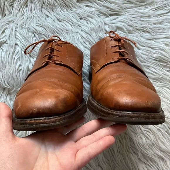 Mephisto Men’s Good Year Welt Gallo Brown Leather Lace Up Dress Oxfords Size 15