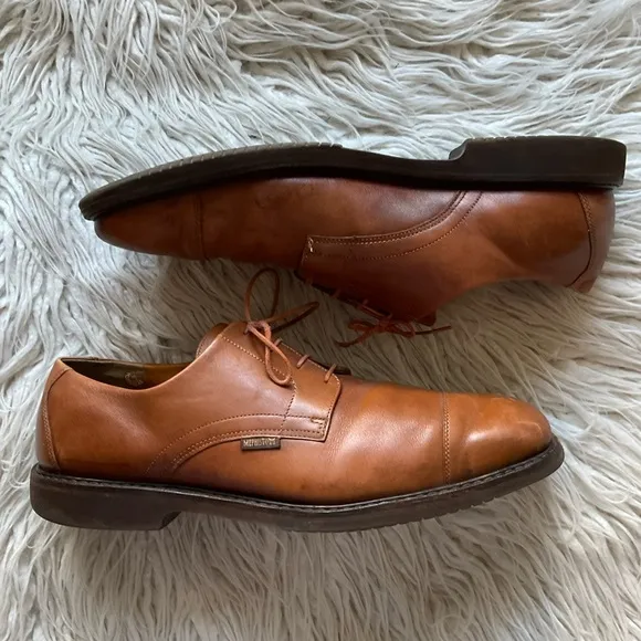 Mephisto Men’s Good Year Welt Gallo Brown Leather Lace Up Dress Oxfords Size 15