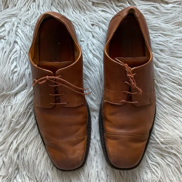 Mephisto Men’s Good Year Welt Gallo Brown Leather Lace Up Dress Oxfords Size 15