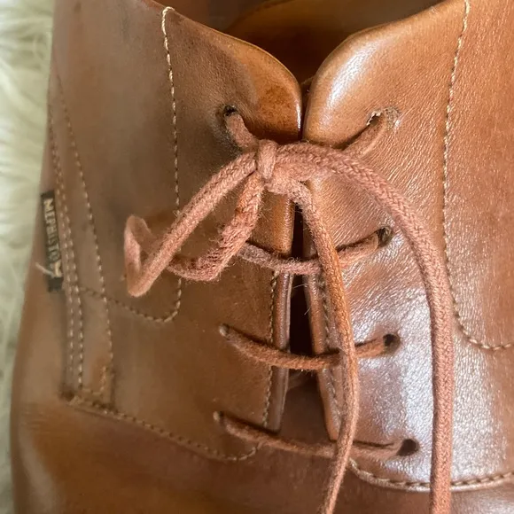 Mephisto Men’s Good Year Welt Gallo Brown Leather Lace Up Dress Oxfords Size 15