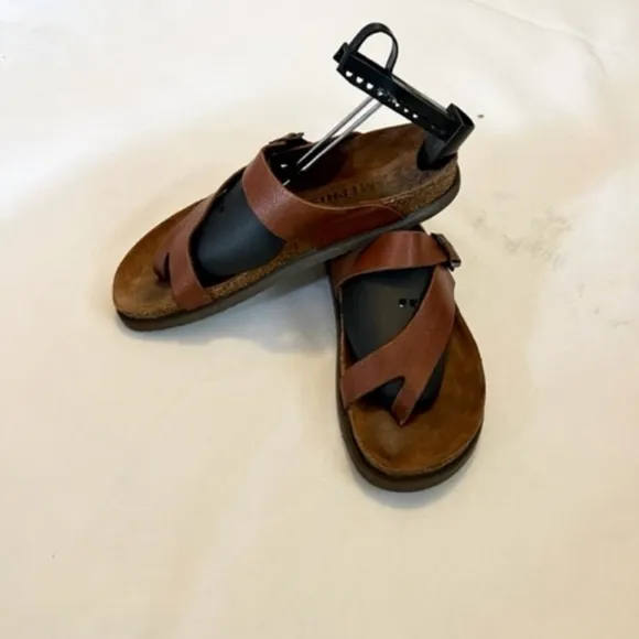 MEPHISTO 'Niels' Cork Sandal Sz 7 Desert UNISEX​​​​​​​​​​​​​​​​​​​