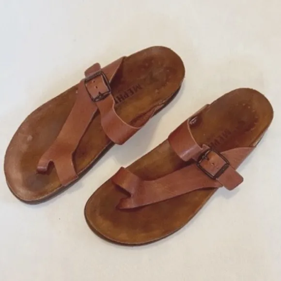 MEPHISTO 'Niels' Cork Sandal Sz 7 Desert UNISEX​​​​​​​​​​​​​​​​​​​