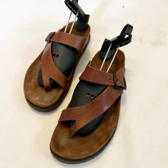 MEPHISTO 'Niels' Cork Sandal Sz 7 Desert UNISEX​​​​​​​​​​​​​​​​​​​