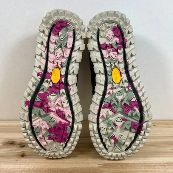 Merrell Antora 2 Print Hiking Trail running shoes Womens 7.5 Green Pink NEW