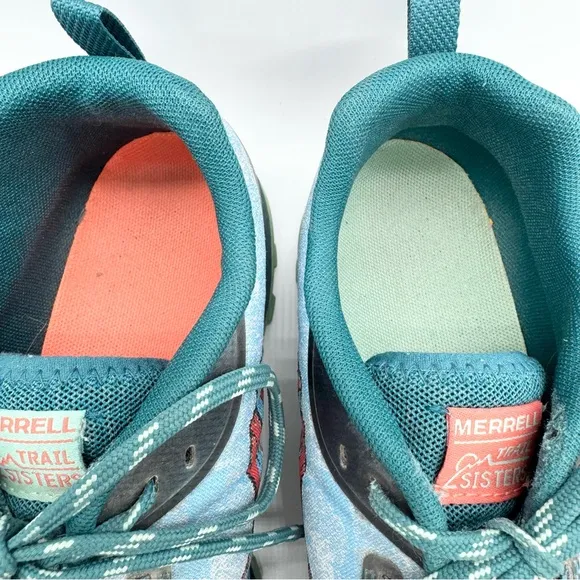 Merrell Antora X Trail Sisters Trail-Running Athletic Shoes Vibram In Blue - 8.5