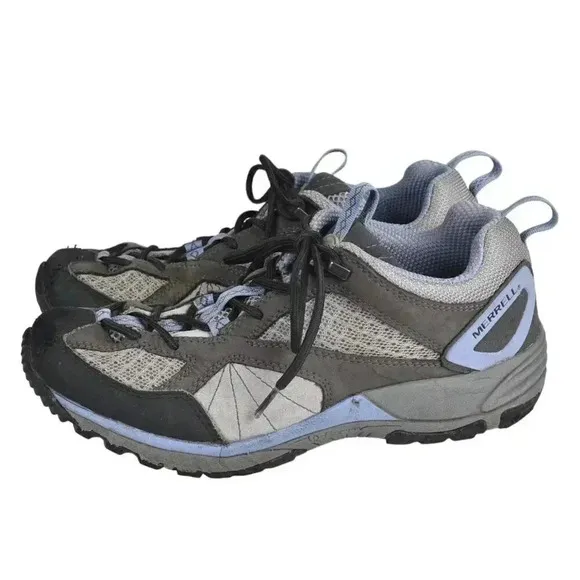 Merrell Avian Light Ventilator Hiking Shoes Outdoor Athletic Gray Sneaker Size 9