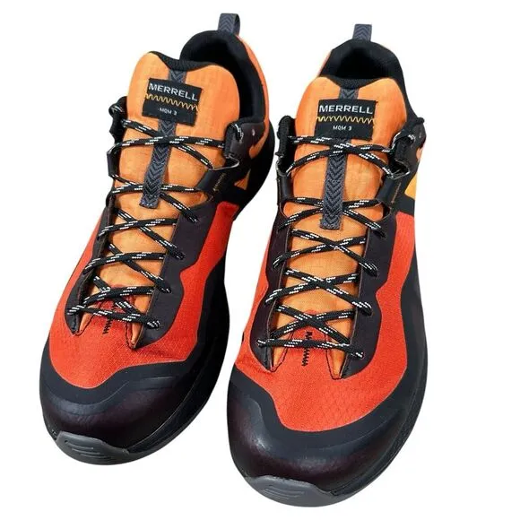 Merrell Men's Size 11.5 Shoes MQM 3 Gore-Tex Hiking‎ Trail Orange Black Climbing