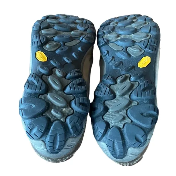 Merrell Quartz Brindle grey two toned vibram trail walking hiking shoes size 8.5
