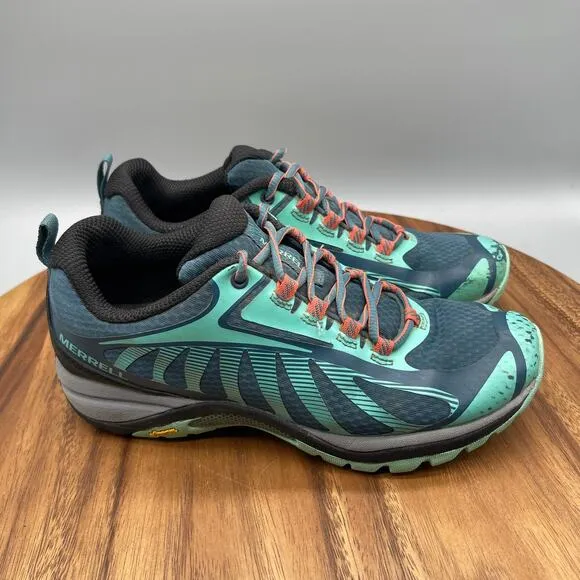 Merrell Siren Edge 3 Shoes Womens Size 7.5 Trail Hiking Polar Wave Outdoor