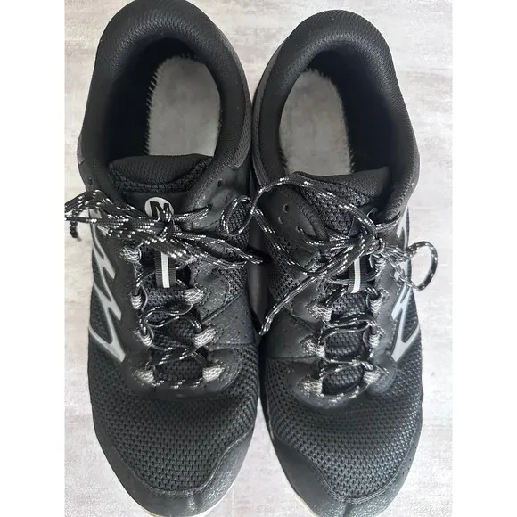 Merrell Trail Glove Running Shoes Lightweight Breathable Black Mens 11.5