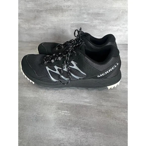 Merrell Trail Glove Running Shoes Lightweight Breathable Black Mens 11.5
