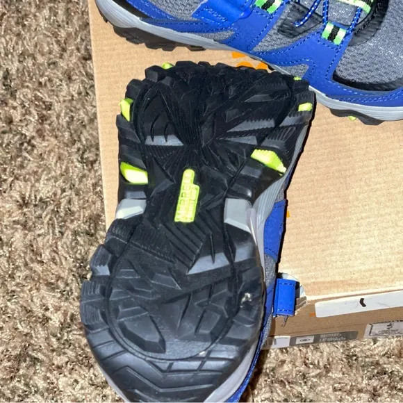 Merrell Trail Quest Unisex Blue Hiking Shoes MK262619 Kids Size US 12.5 New