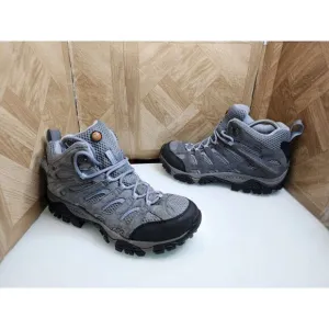 Merrell Women's Hiking Trail Mid Gray Shoes Size 9.  314