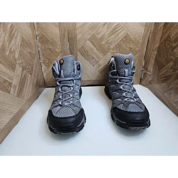 Merrell Women's Hiking Trail Mid Gray Shoes Size 9.  314
