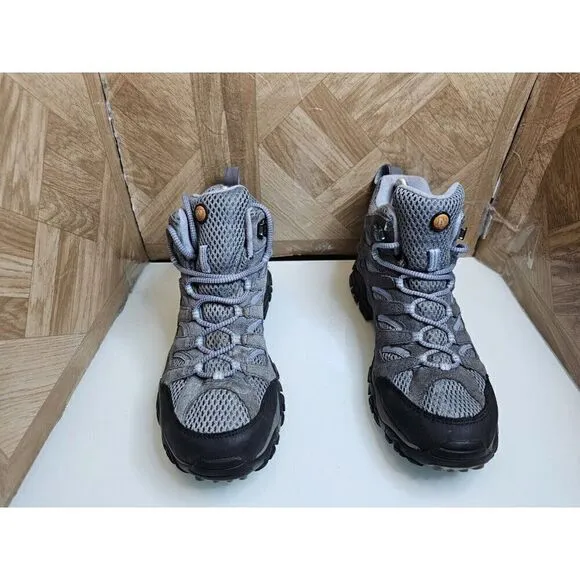 Merrell Women's Hiking Trail Mid Gray Shoes Size 9.  314