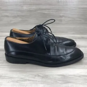 Mezlan Shoes men's 9.5 Black Leather Split Toe Derby Oxfords