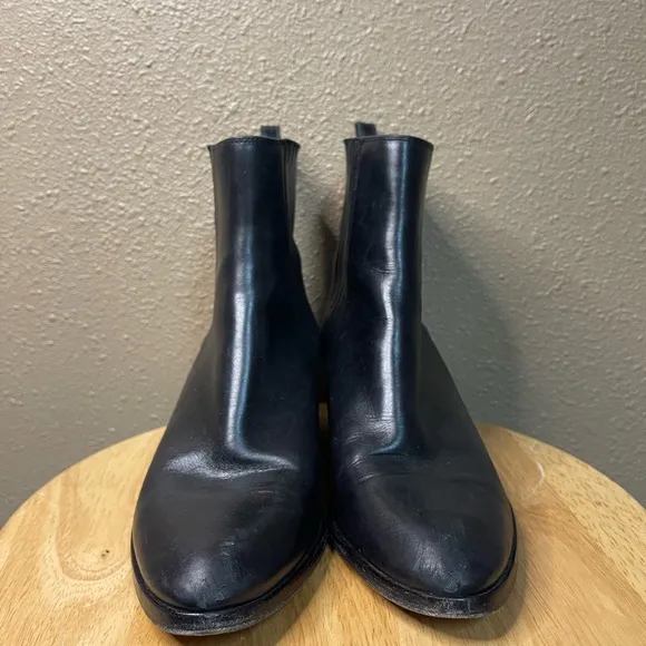 MICHAEL KORS Black Patrice Pointed Leather Bootie Boots Women’s 39 or US 8.5
