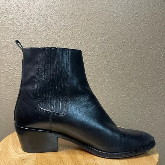 MICHAEL KORS Black Patrice Pointed Leather Bootie Boots Women’s 39 or US 8.5