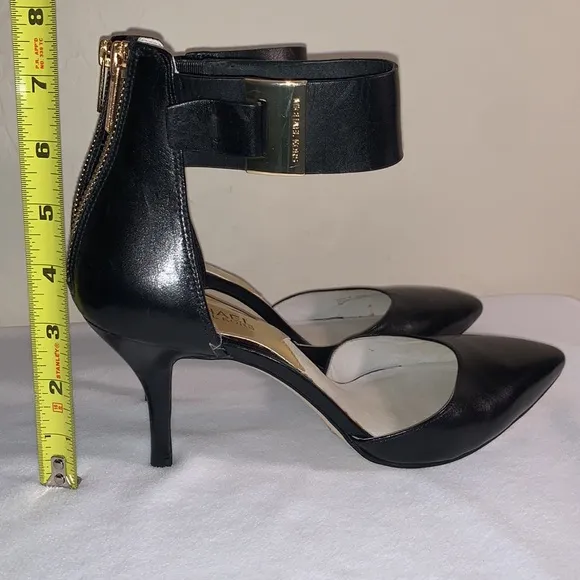 Michael Kors Brand New Size 9M Black Ankle Strap Gorgeous Heels