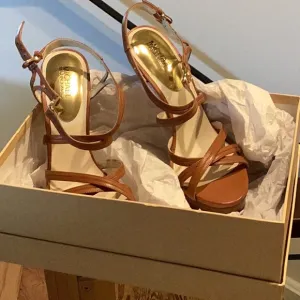 Michael Kors Tan High Heel Strappy Heels