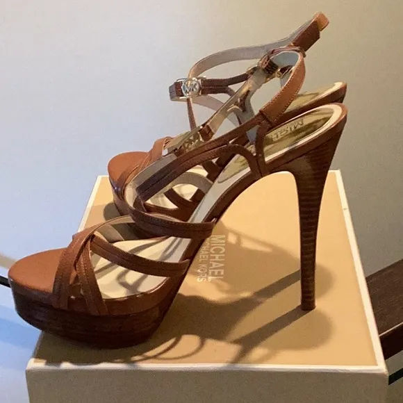Michael Kors Tan High Heel Strappy Heels