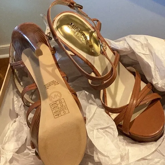 Michael Kors Tan High Heel Strappy Heels