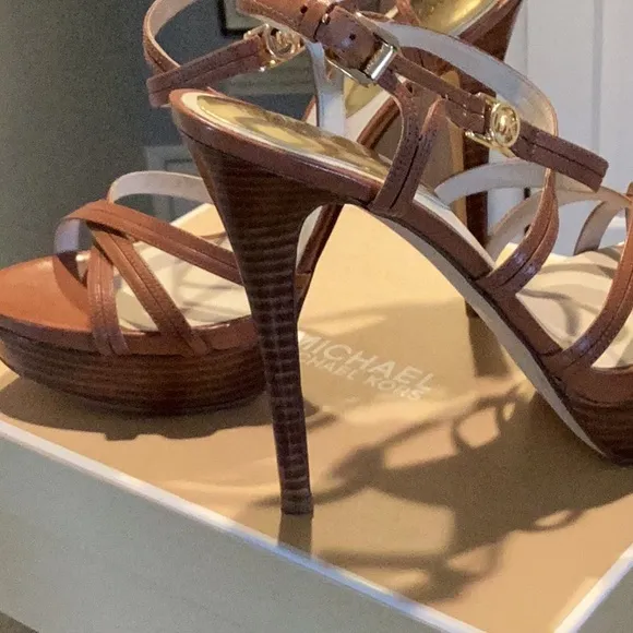 Michael Kors Tan High Heel Strappy Heels