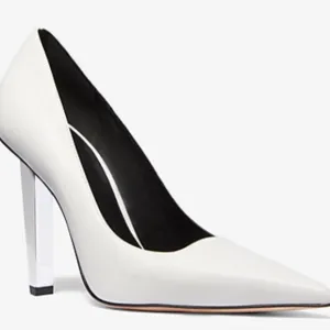 Michael Kors White Pointed-Toe Heels