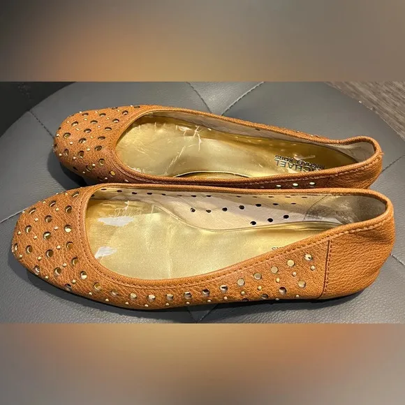 Michael MK flat brown shoes size 9