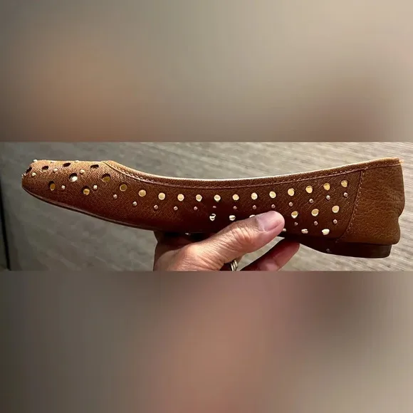 Michael MK flat brown shoes size 9