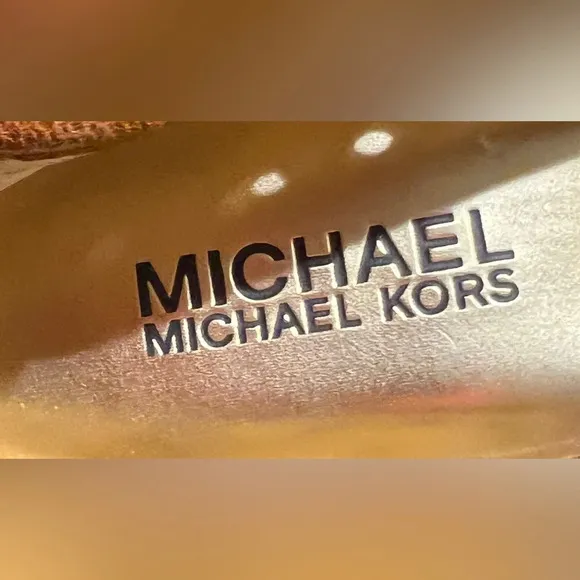 Michael MK flat brown shoes size 9