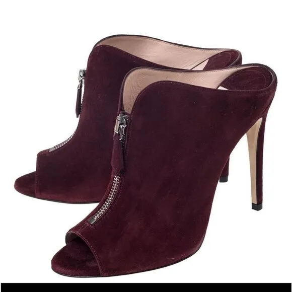 Miu Miu suede mules size 38 (7.5 US)
