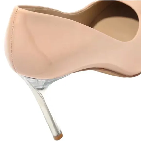 Mix No.6 Danyah-C Women's Nude Maple Sugar Pointed Toe Heel Pumps Size 10